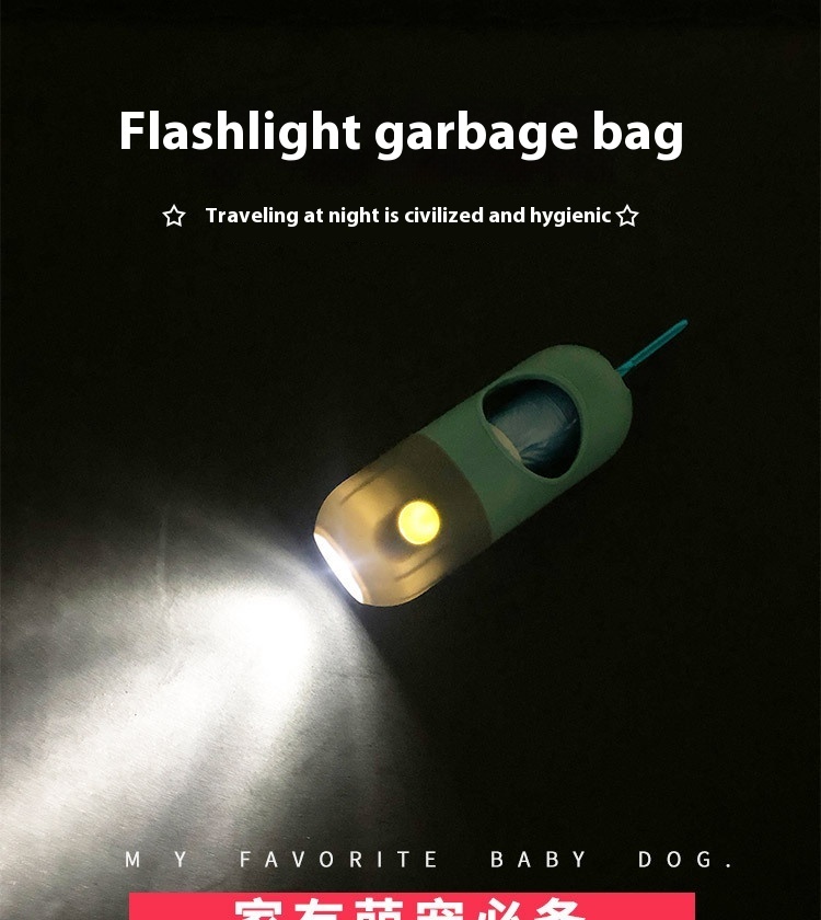 Led Light Pet Waste Bag Dispenser For Dogs Cats Dog Poop Scooper Bags Waste Bags Holder Dispensers Pet Clean Accessories - Image 9