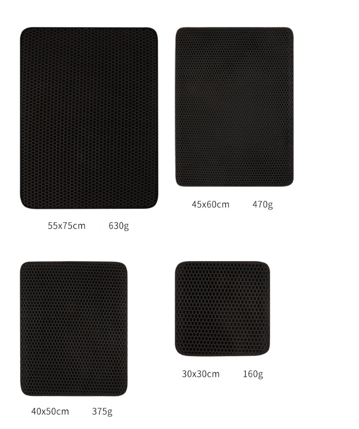 Pet Cat Litter Mat Pet Supplies EVA Double Cat Litter Mat - Image 5