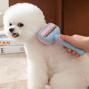 Pet Hair Deshedding Brush & Dematting Comb for Long and Short Hair Breeds